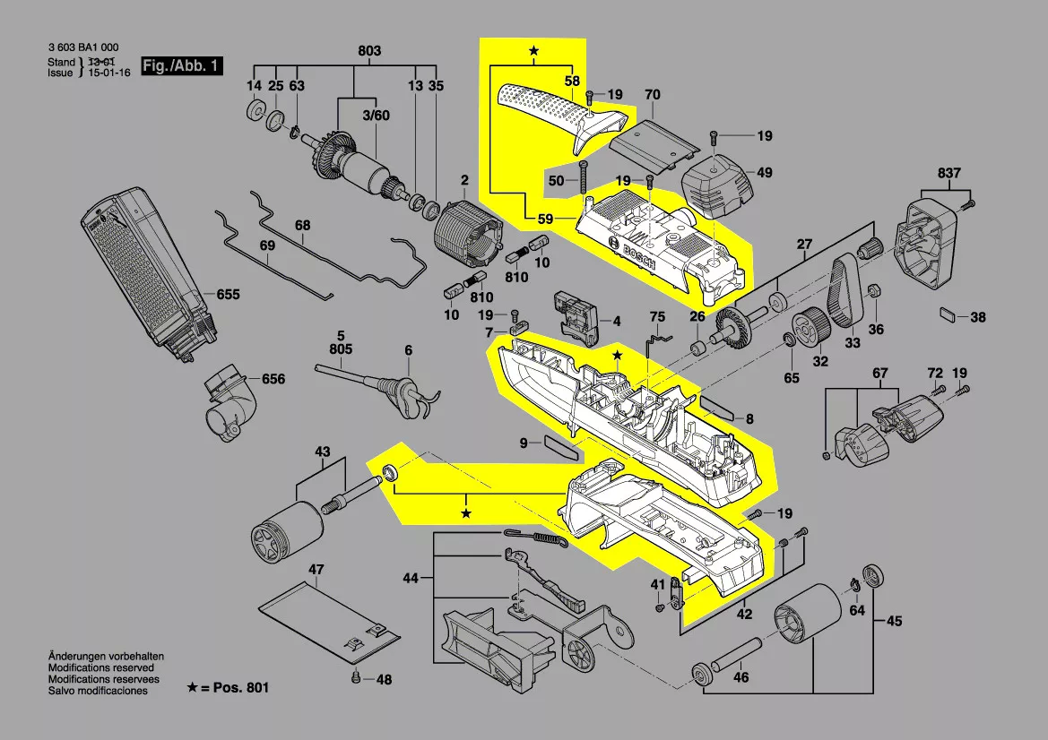 Carter réf. 1 619 X07 525 Bosch